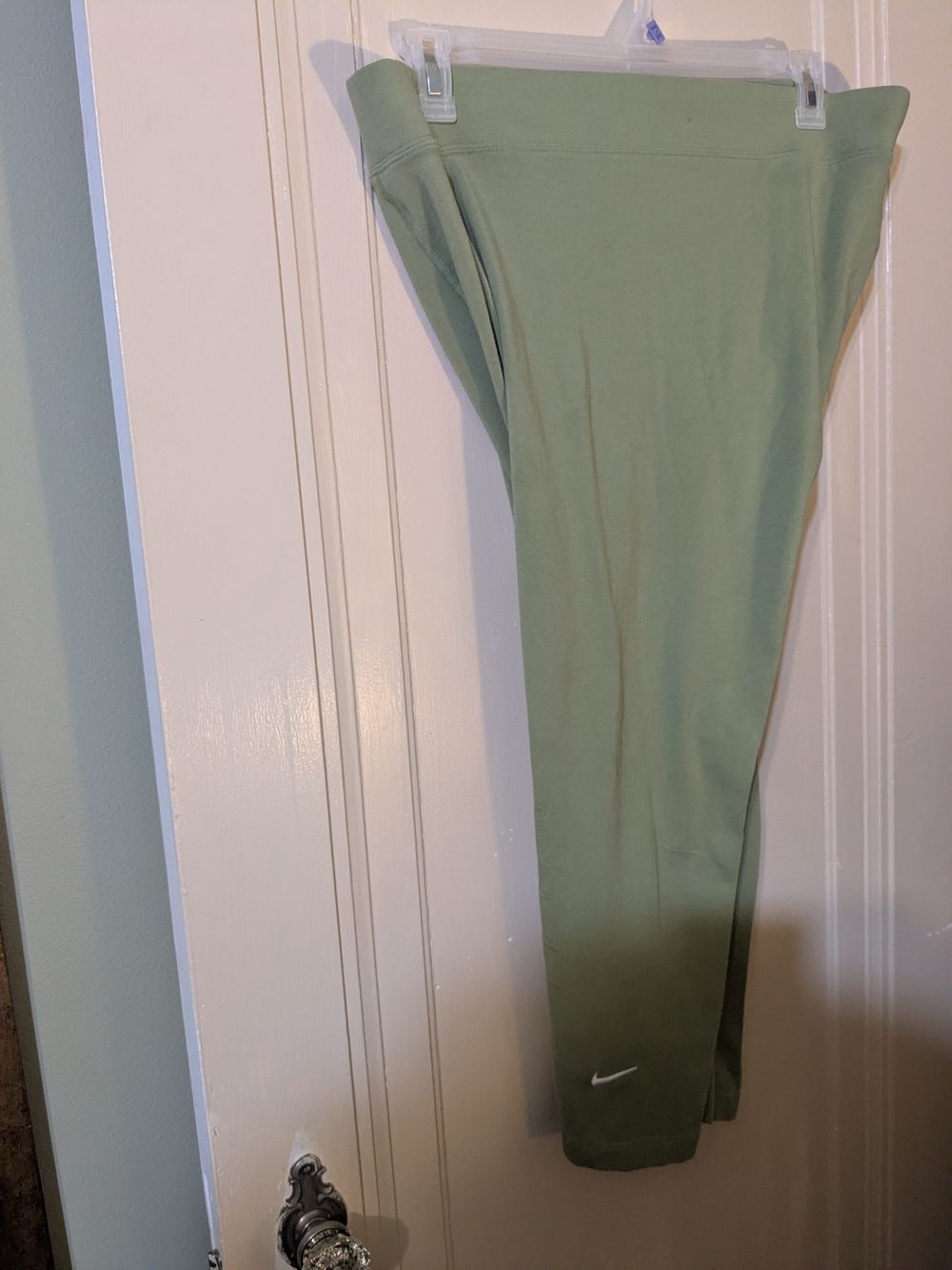 Nike Kids Light Sage Green Performance Leggings